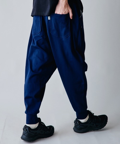 rehacer（レアセル）の「rehacer : Ease Sarouel Pants / イースサルエルパンツ（スウェットパンツ・メンズ・ネイビー/ブラック・LARGE/MEDIUM/SMALL）」の16枚目の写真