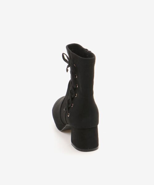 MAJESTIC LEGON（マジェスティックレゴン）の「サイドレースアップストレッチブーツ（ブーツ・レディース・ブラック系その他/アイボリー・MEDIUM/SMALL/X-LARGE/LARGE）」の18枚目の写真