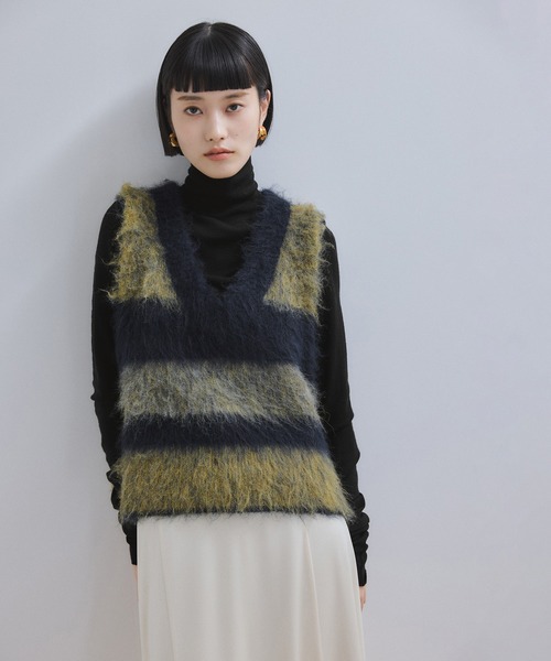 ADAM ET ROPE' アダムエロペ ボンディングボアベスト ボンディングボアベスト | アダムエロペ(ADAM ET ROPE