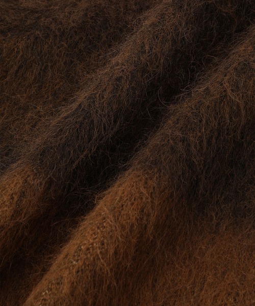 ADAM ET ROPE'（アダムエロペ）の「【WEB限定】ブラッシュドボーダーベスト（ベスト・レディース・ブルー系その他/ブラウン系その他・FREE）」の3枚目の写真