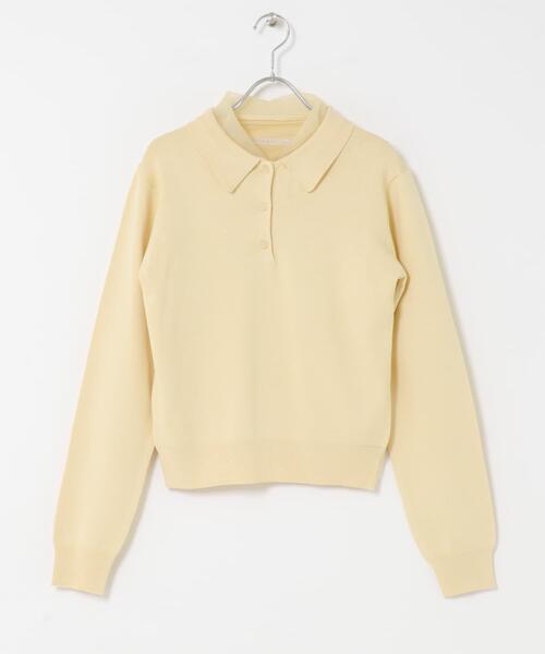 KBF(ケイビーエフ)の「チュールレイヤードニットシャツ(ニット/セーター・レディース・ピンク/アイボリー/ブラウン系その他・ONE)」の11枚目の写真