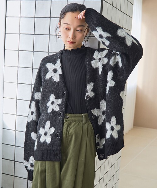 coen（コーエン）の「【定番】メロータートルネックロンT（Tシャツ/カットソー・レディース・ブラウン/ライム/その他1/コバルトブルー/オフホワイト/ブラック・L/M）」の12枚目の写真