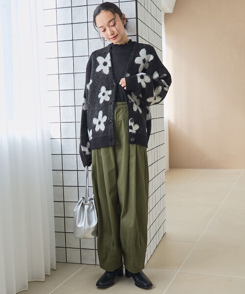 coen（コーエン）の「【定番】メロータートルネックロンT（Tシャツ/カットソー・レディース・ブラウン/ライム/その他1/コバルトブルー/オフホワイト/ブラック・L/M）」の13枚目の写真