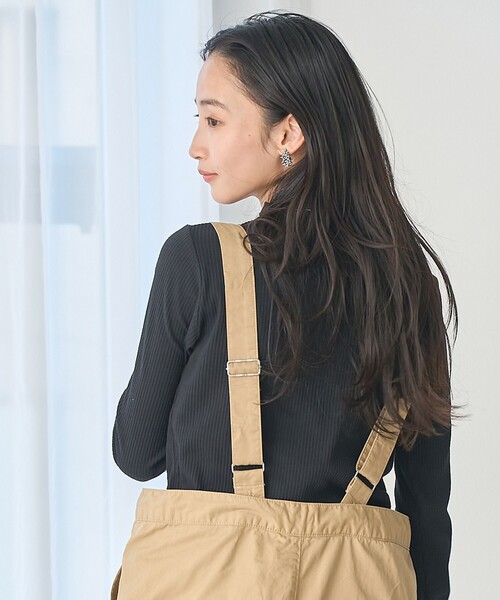 coen（コーエン）の「【定番】メロータートルネックロンT（Tシャツ/カットソー・レディース・ブラウン/ライム/その他1/コバルトブルー/オフホワイト/ブラック・L/M）」の15枚目の写真