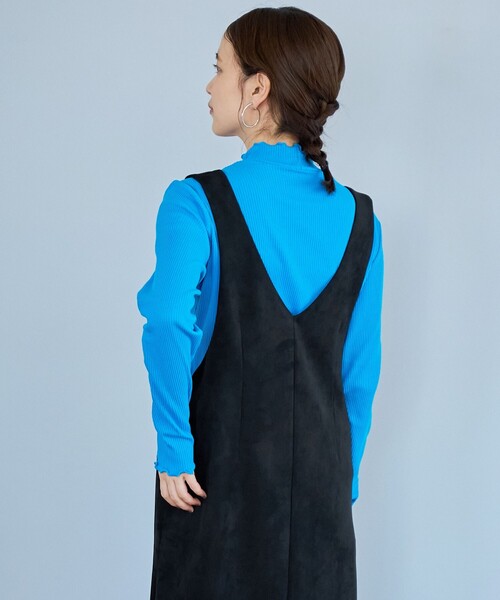 coen(コーエン)の「【定番 / 新色追加】メロータートルネックロンT(Tシャツ/カットソー・レディース・ブラウン/ライム/その他1/コバルトブルー/オフホワイト/ブラック/クリーム・L/M)」の16枚目の写真