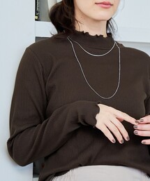 【定番 / 新色追加】メロータートルネックロンT