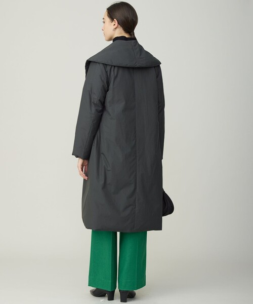 ADS ダウン ショールカラーロングコート（ダウンジャケット/コート