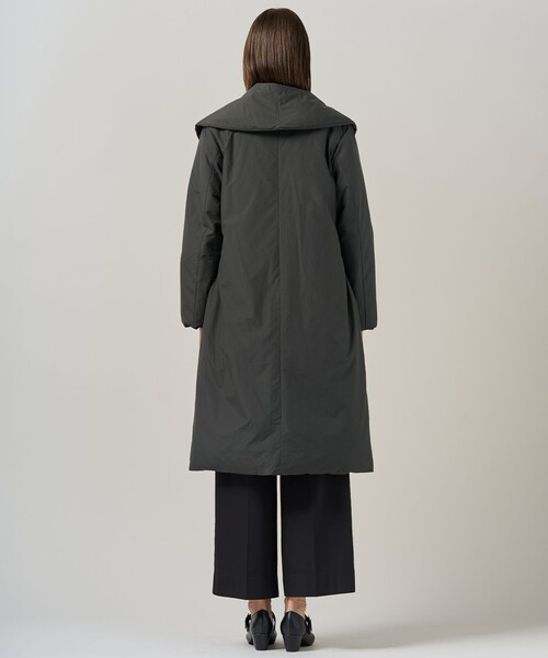 ADS ダウン ショールカラーロングコート（ダウンジャケット/コート