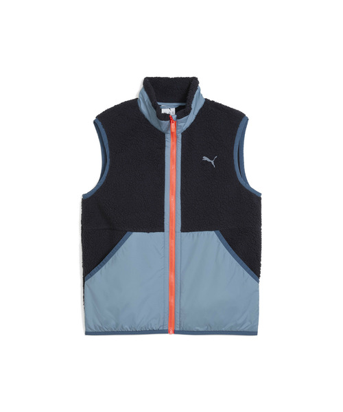 PUMA（プーマ）の「PUMA プーマ キッズ ハイブリッド シェルパ ベスト 120-160cm（ナイロンジャケット・キッズ・オフホワイト/ネイビー・130/120/140/160/150）」の12枚目の写真