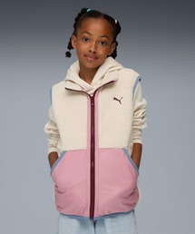 PUMA（プーマ）の「PUMA プーマ キッズ ハイブリッド シェルパ ベスト 120-160cm（ナイロンジャケット）」