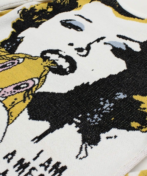 RNA（アールエヌエー）の「K2739 ブートレグジャカードセーター（ニット/セーター・レディース・オフホワイト/グレー・MEDIUM）」の3枚目の写真