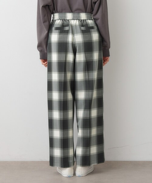 Dessin（デッサン）の「【ユニセックス/ウエストゴム】チェック柄パンツ（その他パンツ・レディース・ブラック系2/ブラウン系3・02/04）」の13枚目の写真