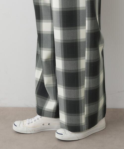 Dessin（デッサン）の「【ユニセックス/ウエストゴム】チェック柄パンツ（その他パンツ・レディース・ブラック系2/ブラウン系3・02/04）」の18枚目の写真