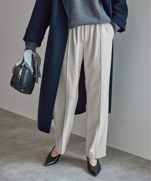 SLOBE IENA(スローブイエナ)の「《吸湿発熱/WEB限定/追加2》CIRCULATE WARM パンツ(スラックス・レディース・グレー/ブラック/ベージュ・38/40/34/36)」の3枚目の写真