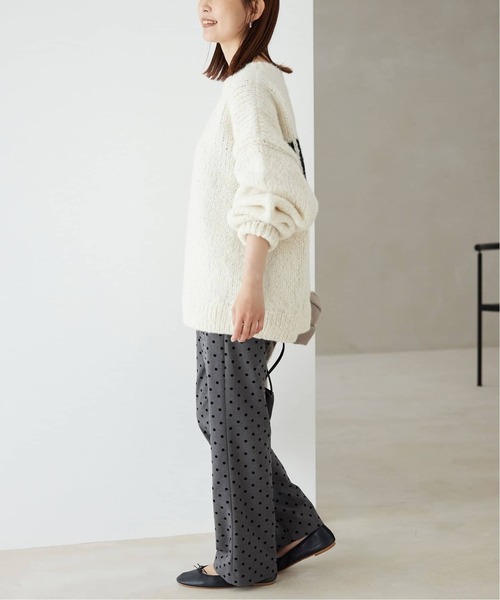 吸湿発熱/WEB限定/追加2》CIRCULATE WARM パンツ（スラックス）｜SLOBE