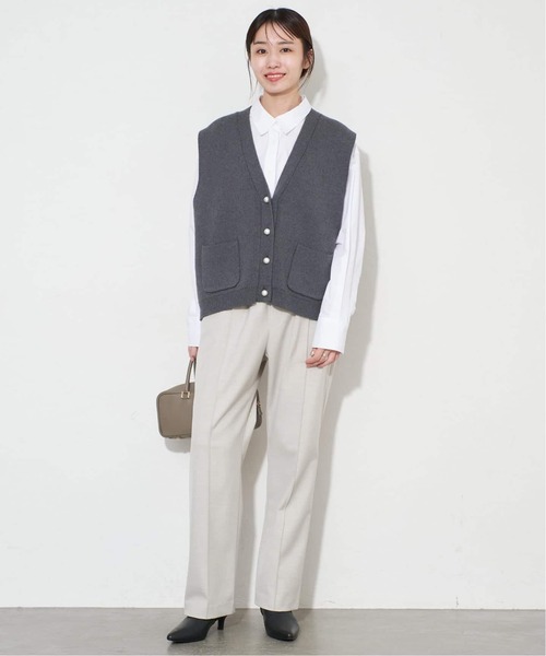 SLOBE IENA（スローブイエナ）の「《吸湿発熱/WEB限定/追加2》CIRCULATE WARM パンツ（スラックス・レディース・グレー・38/40/34/36）」の20枚目の写真