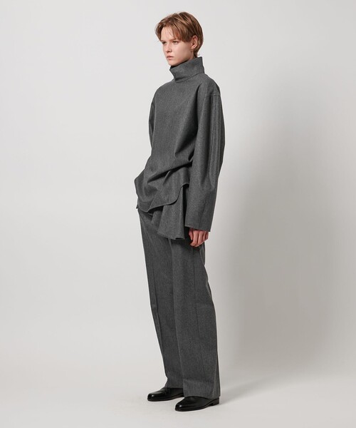 LOEFF（ロエフ）の「＜LOEFF＞ポプリン タートルネック プルオーバー（その他トップス・レディース・ダークグレー/グレー系・0/1）」の10枚目の写真