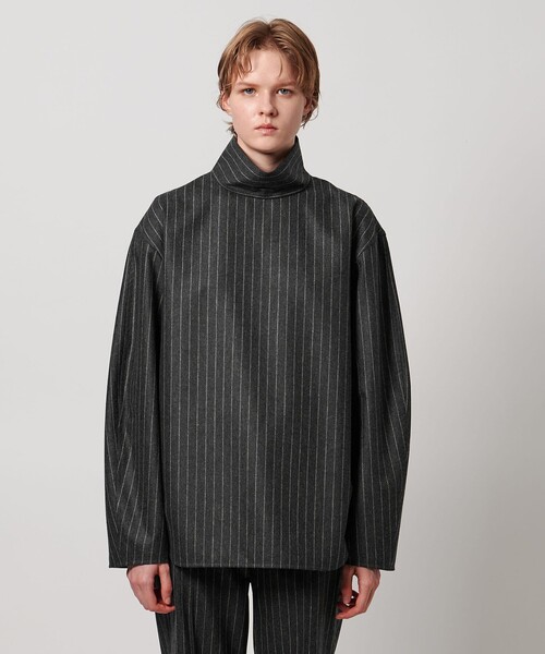 LOEFF（ロエフ）の「＜LOEFF＞ポプリン タートルネック プルオーバー（その他トップス・レディース・ダークグレー/グレー系・0/1）」の11枚目の写真