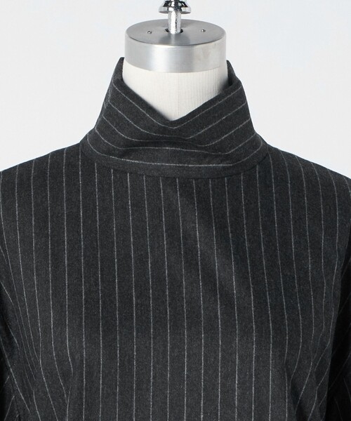 LOEFF（ロエフ）の「＜LOEFF＞ポプリン タートルネック プルオーバー（その他トップス・レディース・ダークグレー/グレー系・0/1）」の16枚目の写真