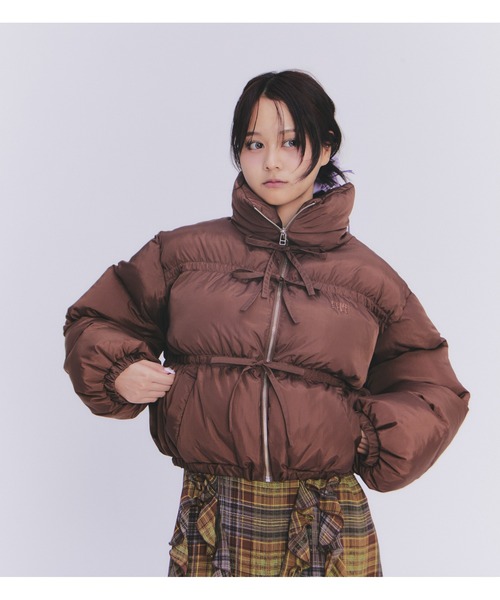 USAGI ONLINE/ZOZOTOWN限定】ナイロンリボンショートパディング