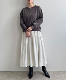 LHELBIE（レルビエ）の「ハーフジップドッキングワンピース（ワンピース・レディース）」