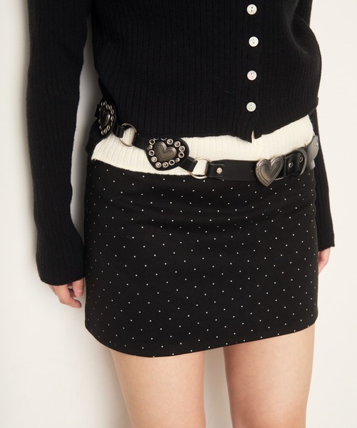 Nadana(ナダナ)の「アソートミニスカート(スカート・レディース・ブラック/ブラウン/ネイビー・SMALL/MEDIUM)」の4枚目の写真