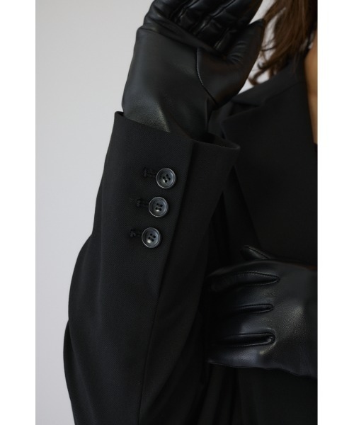 RIM.ARK（リムアーク）の「Gather JK ギャザージャケット（テーラードジャケット・レディース・ブラック/ブラウン・FREE）」の22枚目の写真