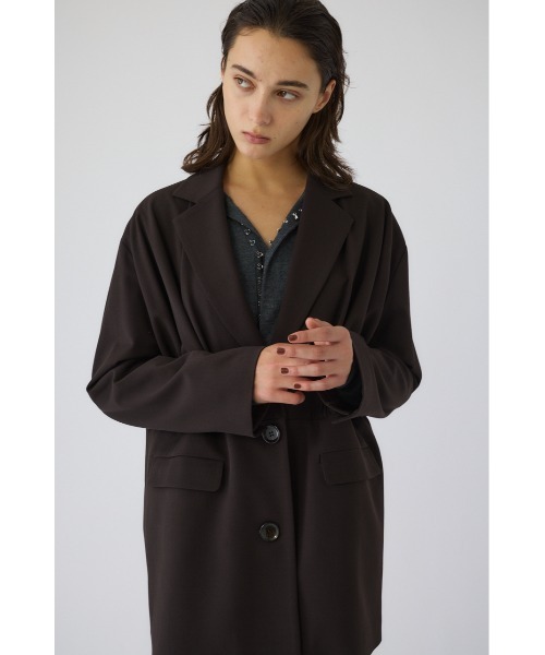 RIM.ARK（リムアーク）の「Gather JK ギャザージャケット（テーラードジャケット・レディース・ブラック/ブラウン・FREE）」の7枚目の写真