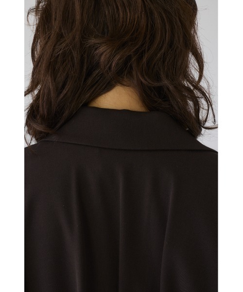 RIM.ARK（リムアーク）の「Gather JK ギャザージャケット（テーラードジャケット・レディース・ブラック/ブラウン・FREE）」の11枚目の写真