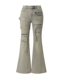 tinkerend | Belted Cargo Vintage Flared Denim / ベルト付きカーゴヴィンテージフレアデニム(デニムパンツ)