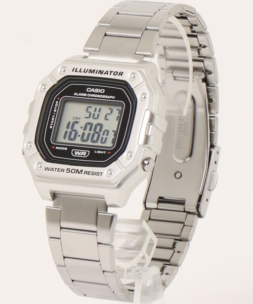 CASIO カシオ/ スタンダードデジタル ステンレスベルト 日常生活強化