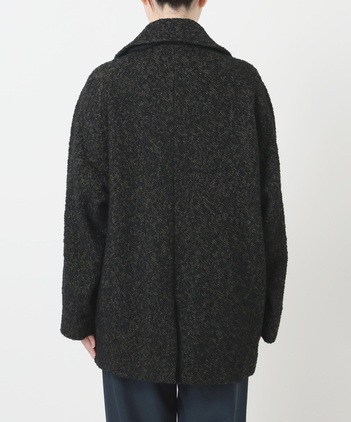 La TOTALITE（ラトータリテ）の「《WEB限定》TICCA / ティッカ MIXツィード Pコート（ピーコート・レディース・マルチ・FREE）」の13枚目の写真