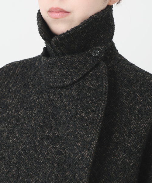 La TOTALITE（ラトータリテ）の「《WEB限定》TICCA / ティッカ MIXツィード Pコート（ピーコート・レディース・マルチ・FREE）」の21枚目の写真