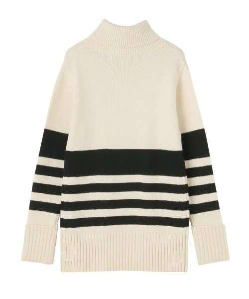 JENNE(ジェンヌ)の「パネルボーダーニット(ニット/セーター・レディース・グレー/アイボリー・LARGE/MEDIUM/SMALL)」の21枚目の写真