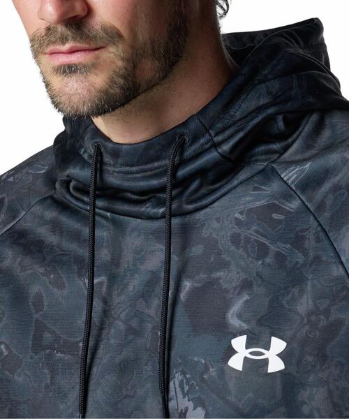 UNDER ARMOUR(アンダーアーマー)の「UAアーマーフリース カモ フーディー(トレーニング/メンズ)(スウェット・メンズ・ブラック・L/2XL/S/XL/M/3XL)」の5枚目の写真