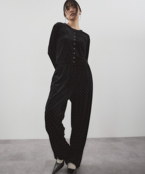 シャイニードットベロアパンツ（その他パンツ）｜HANNE（アン）の