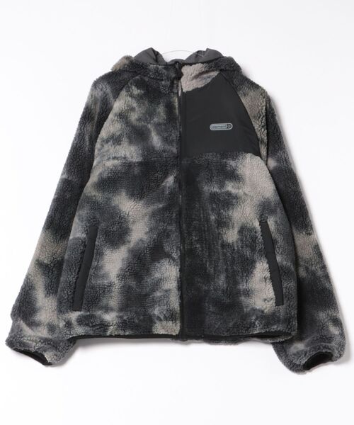 ELEMENT(エレメント)の「ELEMENT メンズ LACK SHEEP REVESIBLE JACKET ジャケット 【2025年秋冬モデル】/エレメントリバーシブルモコモコボアブルゾン(ブルゾン・メンズ・ブラック/ホワイト/マルチ・LARGE/MEDIUM/X-LARGE)」の3枚目の写真