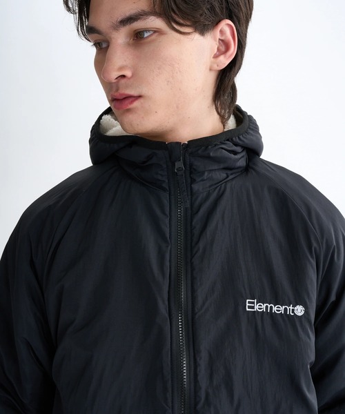 ELEMENT(エレメント)の「ELEMENT メンズ LACK SHEEP REVESIBLE JACKET ジャケット 【2025年秋冬モデル】/エレメントリバーシブルモコモコボアブルゾン(ブルゾン・メンズ・ブラック/ホワイト/マルチ・LARGE/MEDIUM/X-LARGE)」の13枚目の写真