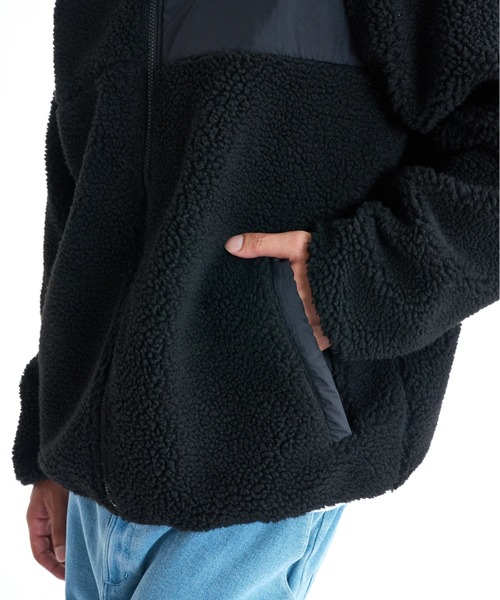 ELEMENT(エレメント)の「ELEMENT メンズ LACK SHEEP REVESIBLE JACKET ジャケット 【2025年秋冬モデル】/エレメントリバーシブルモコモコボアブルゾン(ブルゾン・メンズ・ブラック/ホワイト/マルチ・LARGE/MEDIUM/X-LARGE)」の7枚目の写真