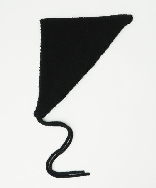 WEGO(ウィゴー)の「WEGO/ニットバブーシュカ(ハット・レディース・ベージュ/ブルー/ブラック・FREE)」の4枚目の写真