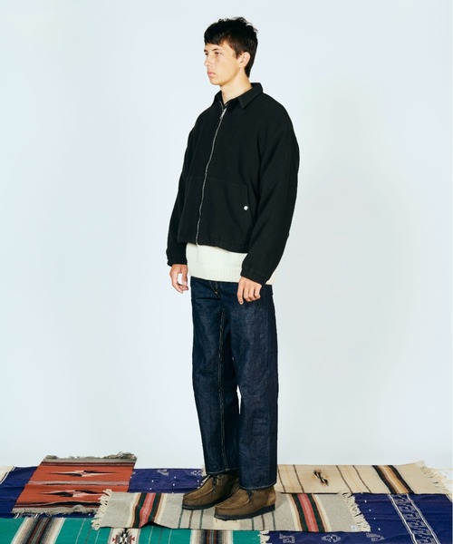 SUNNY SPORTS(サニースポーツ)の「SUNNY SPORTS サニースポーツ / FLEECE SWING TOP(ブルゾン・メンズ・ブラック/ダークブラウン・MEDIUM/LARGE)」の8枚目の写真