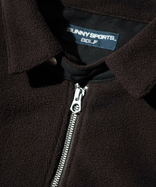 SUNNY SPORTS(サニースポーツ)の「SUNNY SPORTS サニースポーツ / FLEECE SWING TOP(ブルゾン・メンズ・ブラック/ダークブラウン・MEDIUM/LARGE)」の15枚目の写真