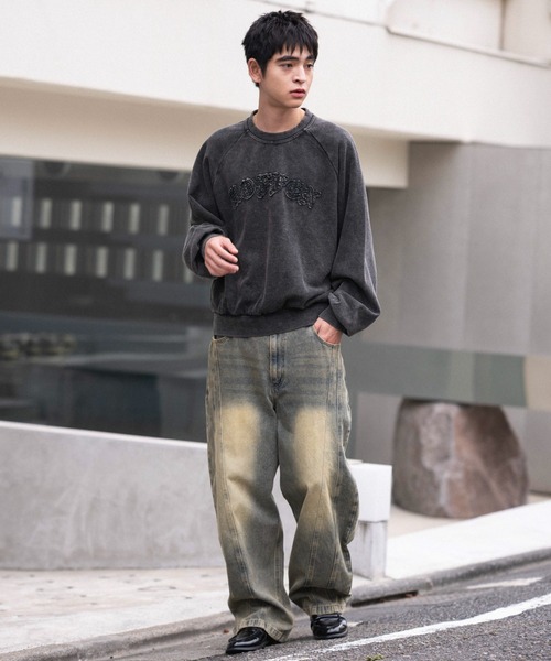 WEGO(ウィゴー)の「WEGO/ショートグラフィックプルオーバー(スウェット・メンズ・ブラック系その他/レッド系その他/ベージュ・MEDIUM/LARGE)」の17枚目の写真