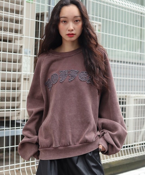WEGO(ウィゴー)の「WEGO/ショートグラフィックプルオーバー(スウェット・メンズ・ブラック系その他/レッド系その他/ベージュ・MEDIUM/LARGE)」の11枚目の写真