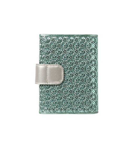 HIROKO HAYASHI（ヒロコハヤシ）の「GIRASOLE PIPERITA（ジラソーレ ピペリータ）二つ折り財布（財布・レディース・グリーン系・00）」の3枚目の写真