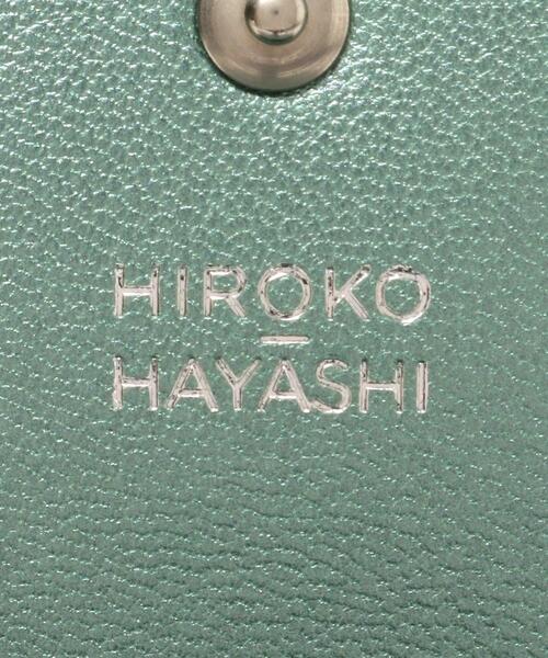 HIROKO HAYASHI（ヒロコハヤシ）の「GIRASOLE PIPERITA（ジラソーレ ピペリータ）二つ折り財布（財布・レディース・グリーン系・00）」の9枚目の写真