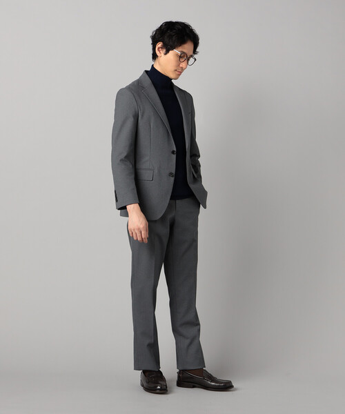 COMME CA MEN(コムサメン)の「【セットアップ対応】ポリエステルドビーストレッチ テーラードジャケット(テーラードジャケット・メンズ・グレー/ブラック/ネイビー・L/S/M)」の9枚目の写真