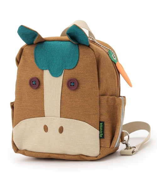 kladskap（クレードスコープ）の「馬リュック型ポシェット（ショルダーバッグ・キッズ・ブラウン・F）」の10枚目の写真