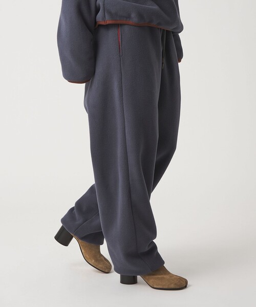 6(ロク)の「<6(ROKU)>フリース イージーパンツ(その他パンツ・レディース・パープル/ダークグレー・38/36)」の8枚目の写真