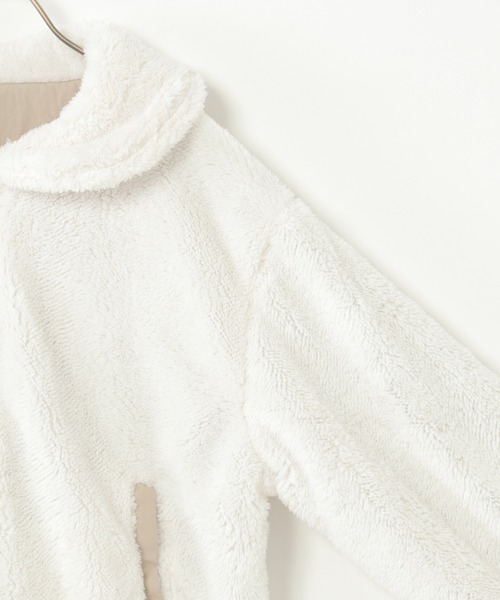 ikka（イッカ）の「リバーシブルファーブルゾン（ブルゾン・キッズ・チェリーレッド/ベージュ/オリーブ・S/M/L/XL/XS）」の17枚目の写真